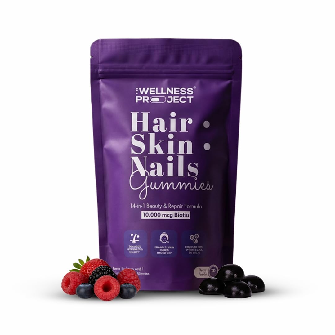 The Wellness Project 14-in-1 Hair, Skin & Nails Gummies, 30 Gummies