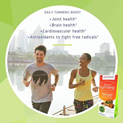 powbab Peanut Turmeric Bites Powder 3 Pack