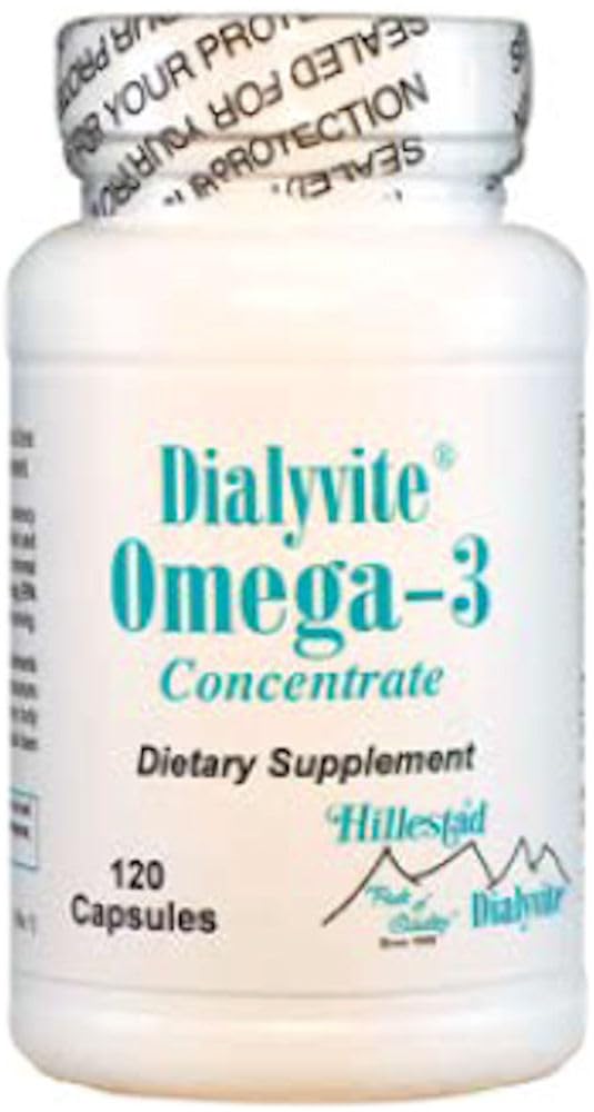 Dialyvite Omega-3 Concentrate Dietary Supplement Softgel 120