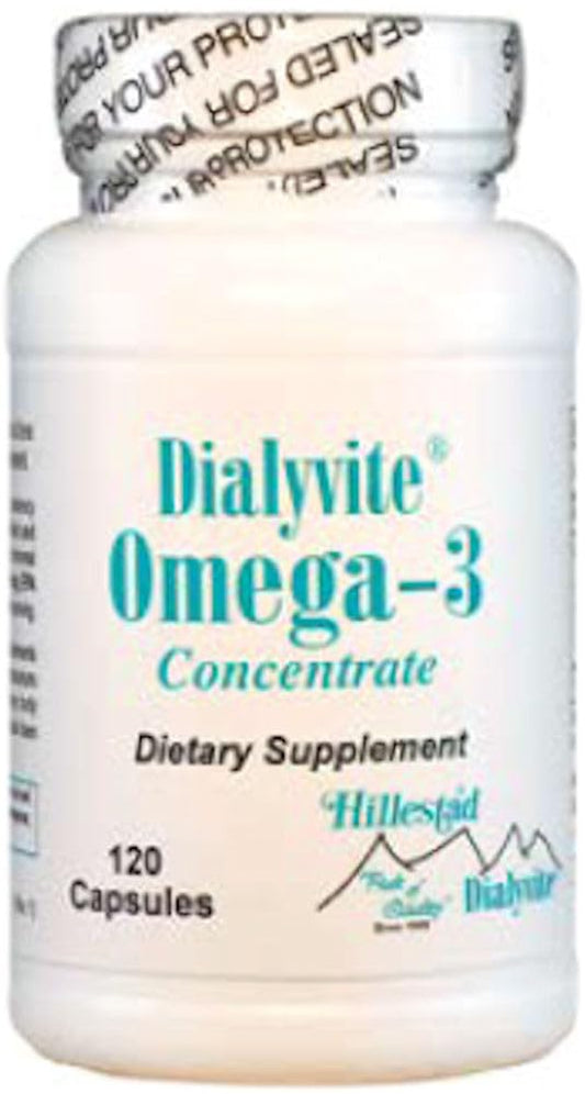 Dialyvite Omega-3 Concentrate Dietary Supplement Softgel 120