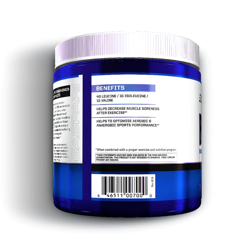 Gaspari Nutrition BCAA 6000 Branch Chain Amino Acids Capsules, 30 Count