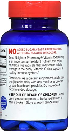 Good Neighbor Pharmacy Vitamin C 1000mg Tablet, 100 Tablets