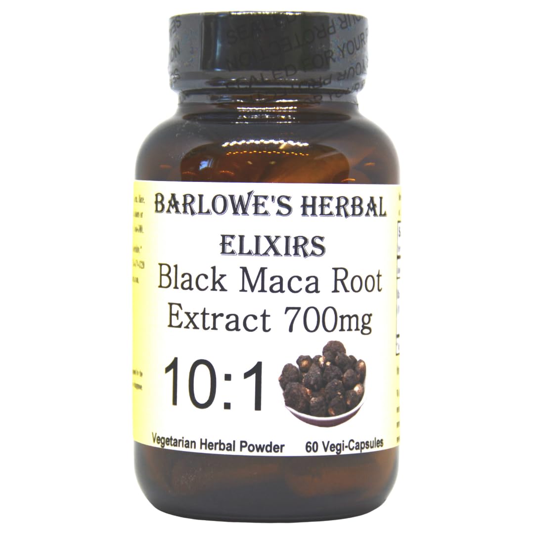 Barlowe's Herbal Elixirs Black Maca Capsule 60