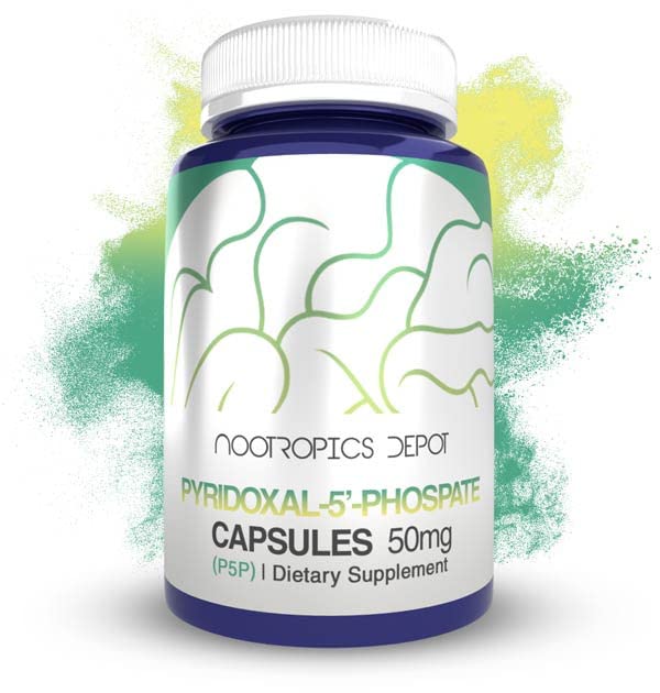 Nootropics Depot Pyridoxal-5'-Phosphate Capsules 50mg, 365 Count