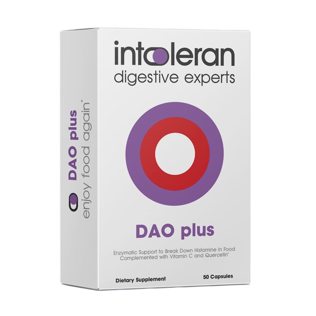 Intoleran DAO Plus Digestive Enzymes Capsules 50 Count