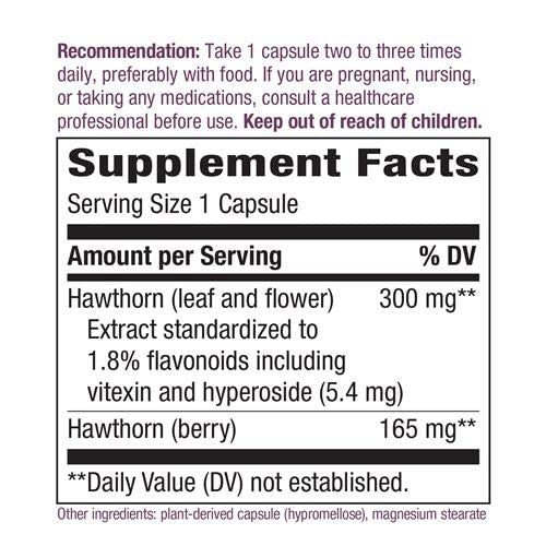 Nature's Way Hawthorn Berries 180 Capsules