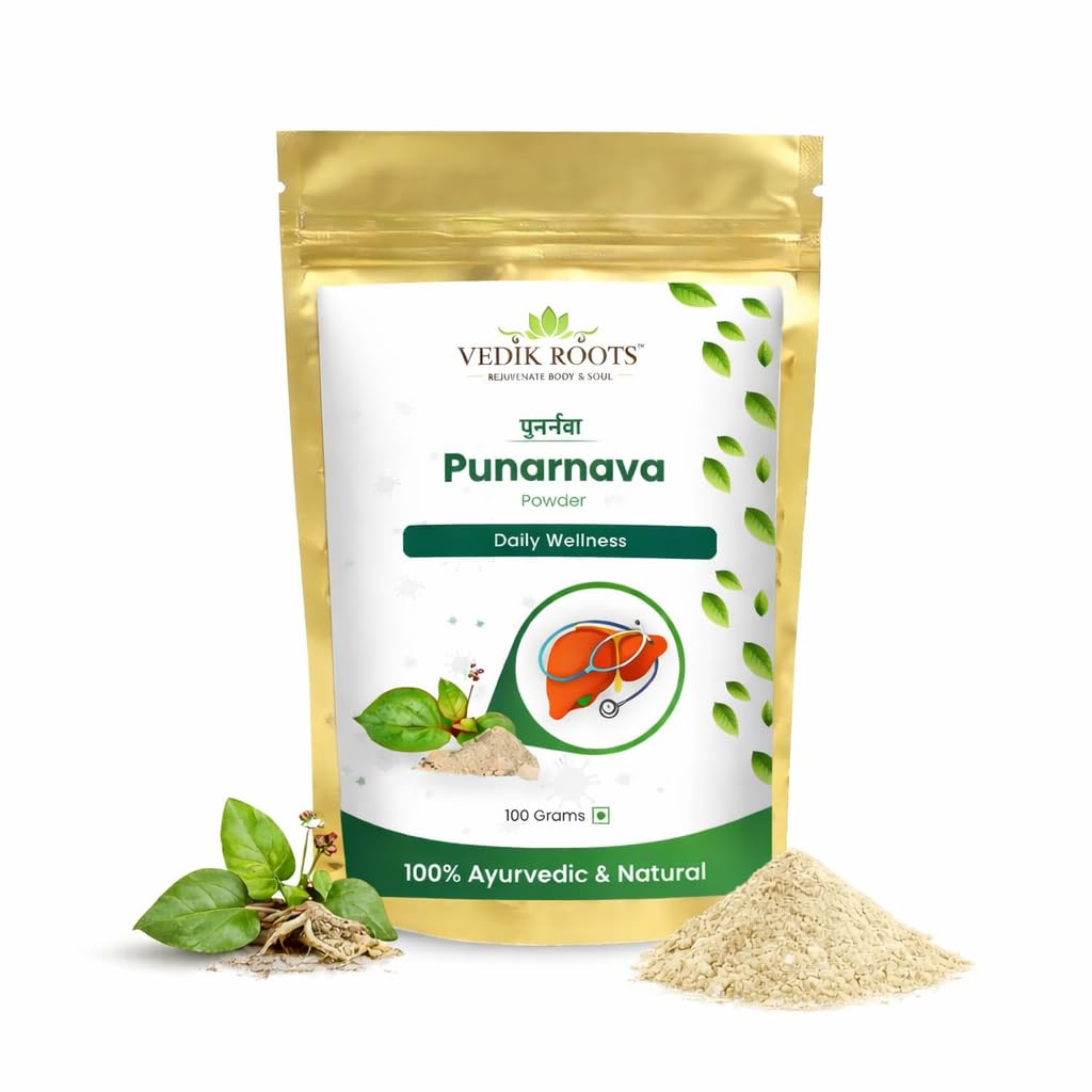VEDIKROOTS Punarnava Powder 3.53 Ounce