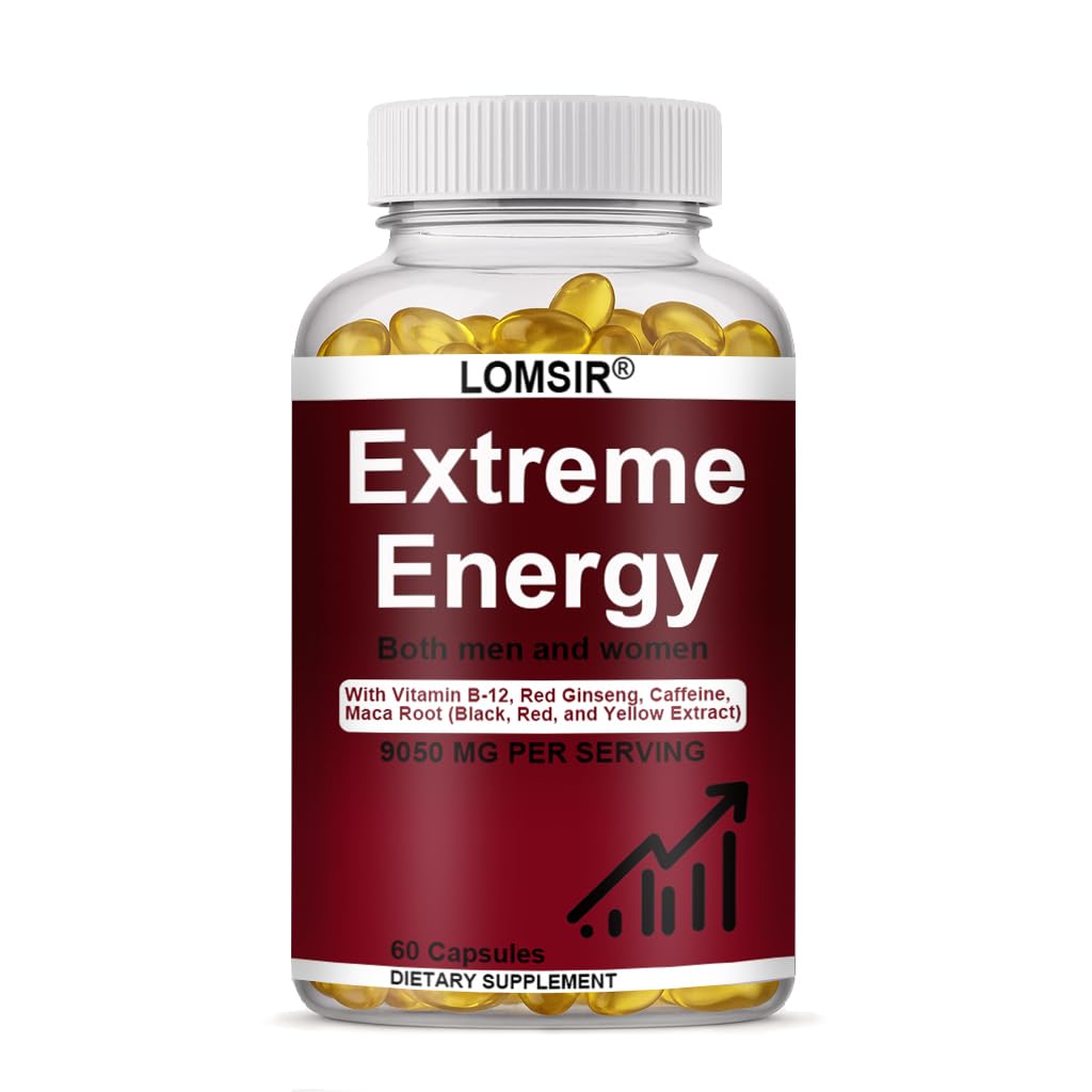 LOMSIR Extreme Energy Softgels 60 Count
