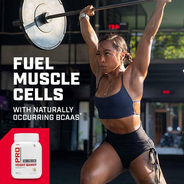 GNC Pro Performance Weight Gainer Protein Powder Vanilla Ice Cream 40 Servings
