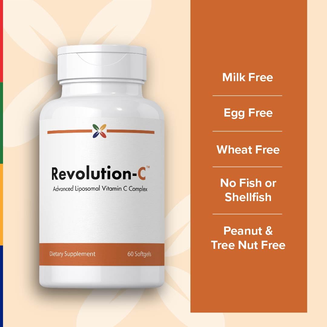 Stop Aging Now Liposomal Vitamin C Complex Supplement Softgels 60 Count