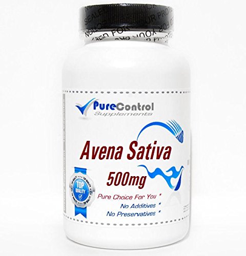 PureControl Supplements Avena Sativa 500mg, 180 Capsules