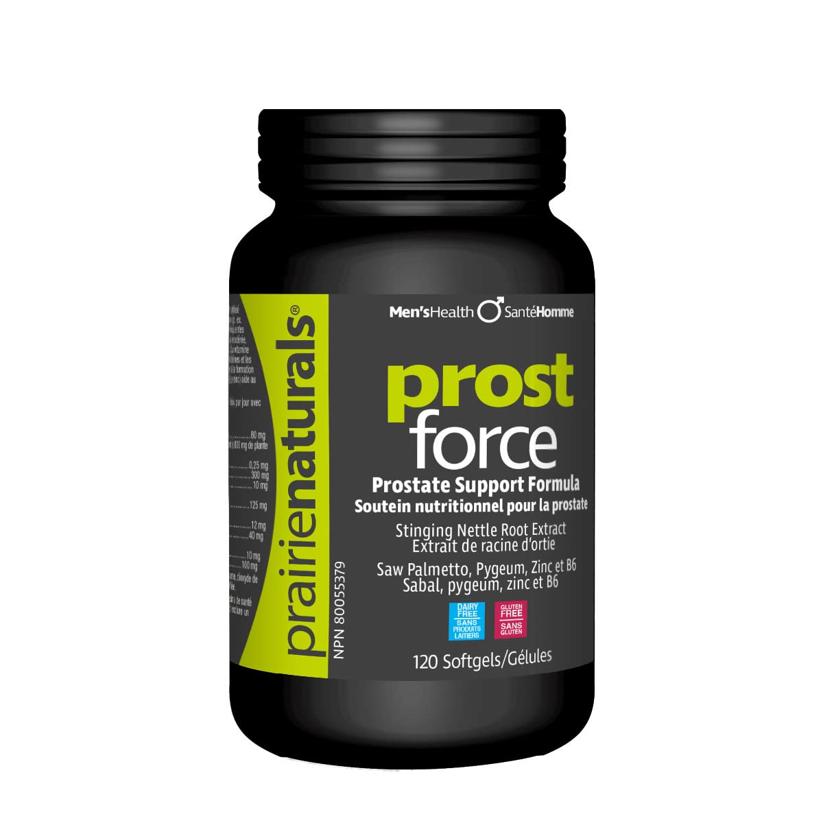 Prairie Naturals Prost Force Prostate Support for Men Softgels, 120 Count
