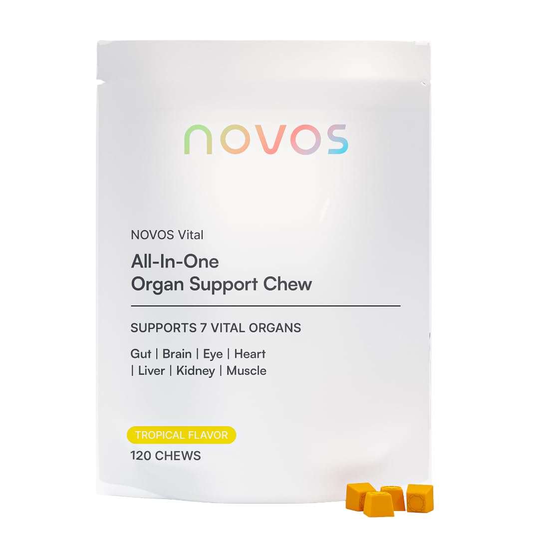 Novos Vital Chews All-In-One Organ Support Gummy 120 Count