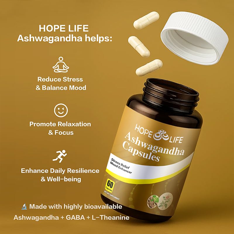 HOPE LIFE Herbal Mood & Sleep Support Capsule 1 Count