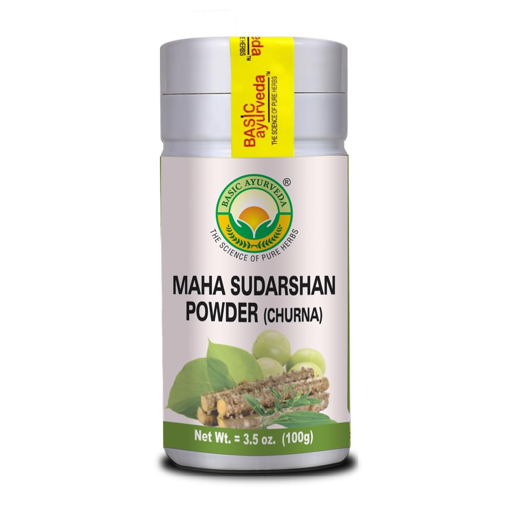 BASIC AYURVEDA Maha Sudarshan Powder 3.53 oz