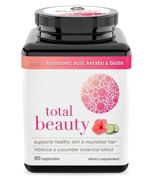 Generic Total Beauty Hyaluronic Acid, Keratin & Biotin Capsules, 90 Count