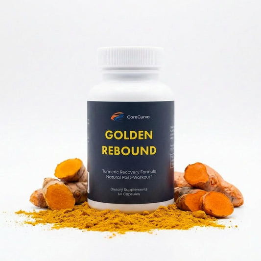 CoreCurva Golden Rebound Turmeric Curcumin + Black Pepper Capsule 1 Count