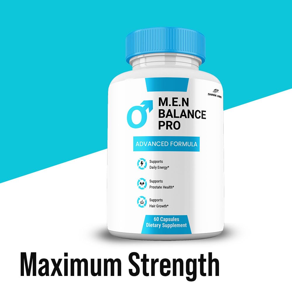 Shark Labs M.E.N Balance Pro Capsules, 60 Count