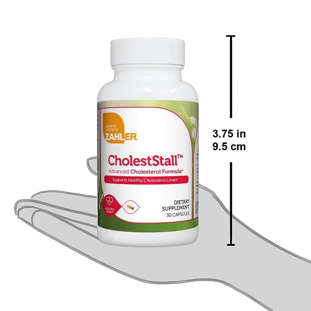 Zahler CholestStall Cholesterol Support Supplement 30 Capsules