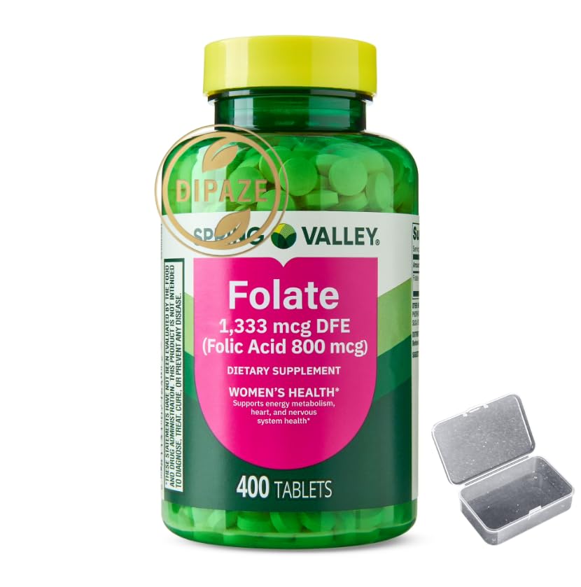 Generic Folate Dietary Supplement 1,333 mcg High Potency Folate Tablets, 400 Count