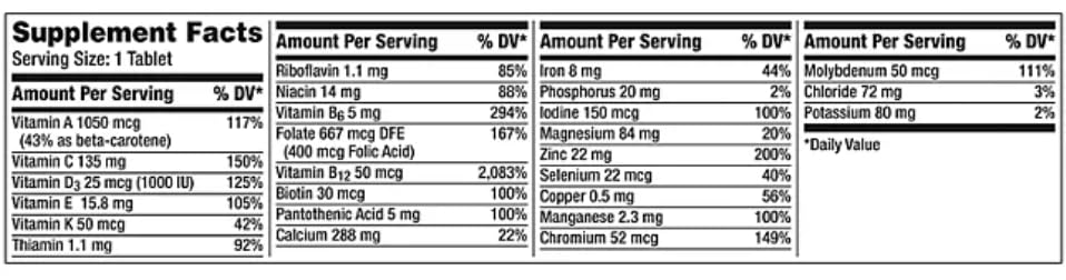 Wapira Centrum Silver Women 50 Plus Tablets 365