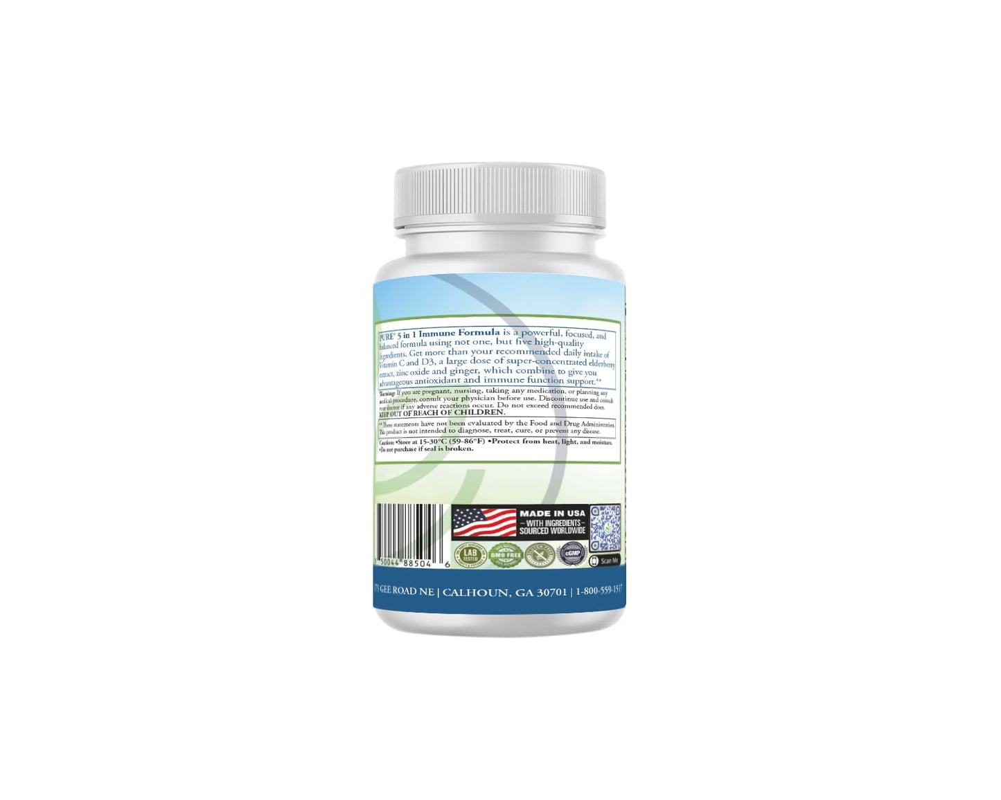 PURE 5 in 1 Immune Formula Capsules, 120 Count