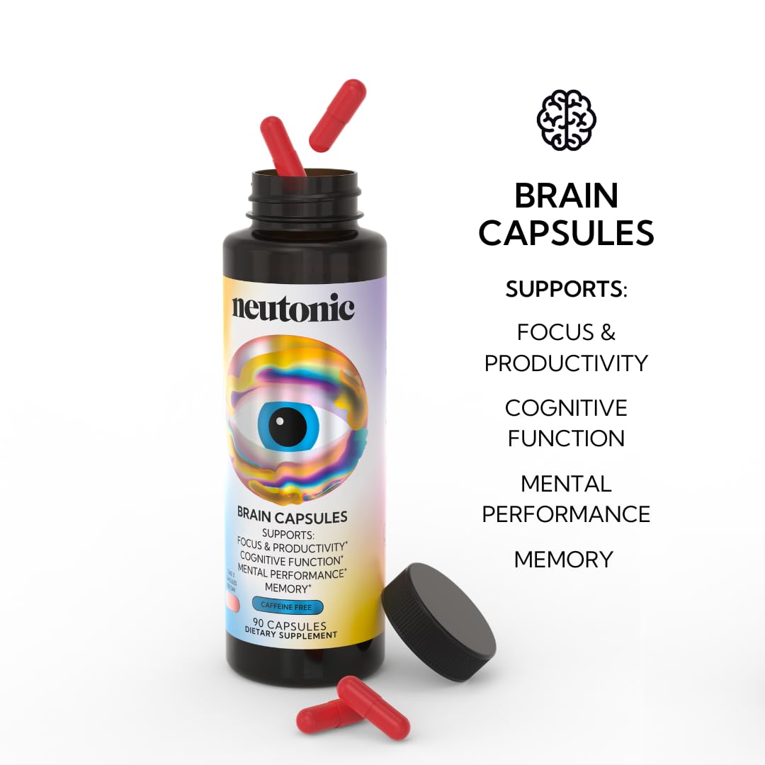 Neutonic Nootropic Brain Supplement Capsules 90