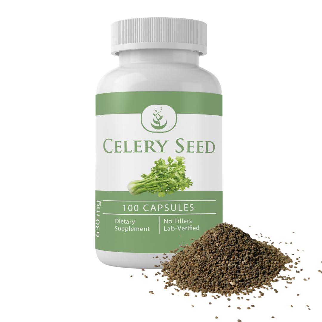 Pure Original Ingredients Celery Seed Capsule 100