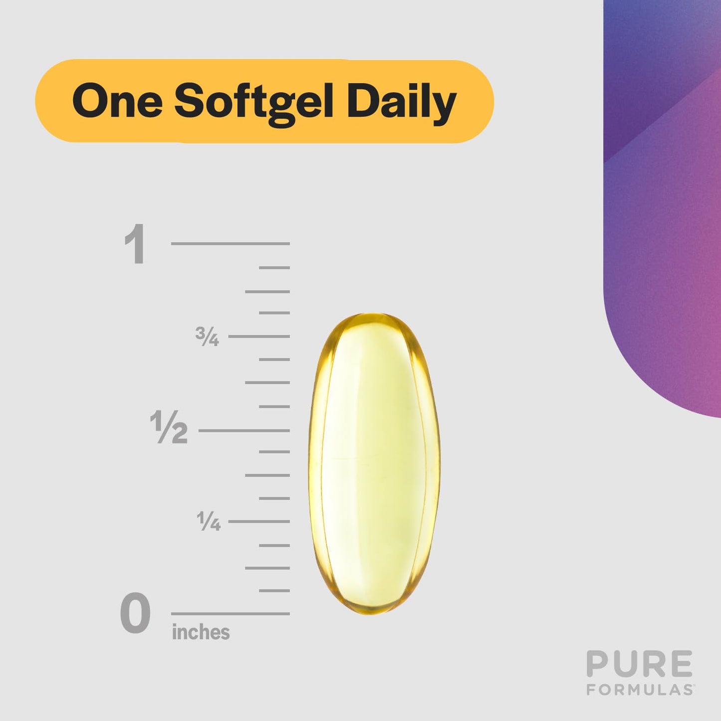 PureFormulas EPA DHA Omega 3 Supplement Softgels 200