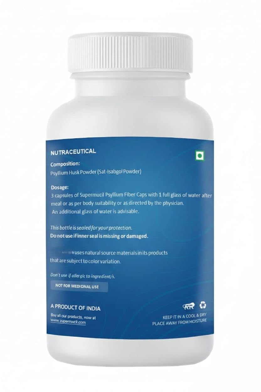 Generic Psyllium (Sat Isabgol) 120 Capsules