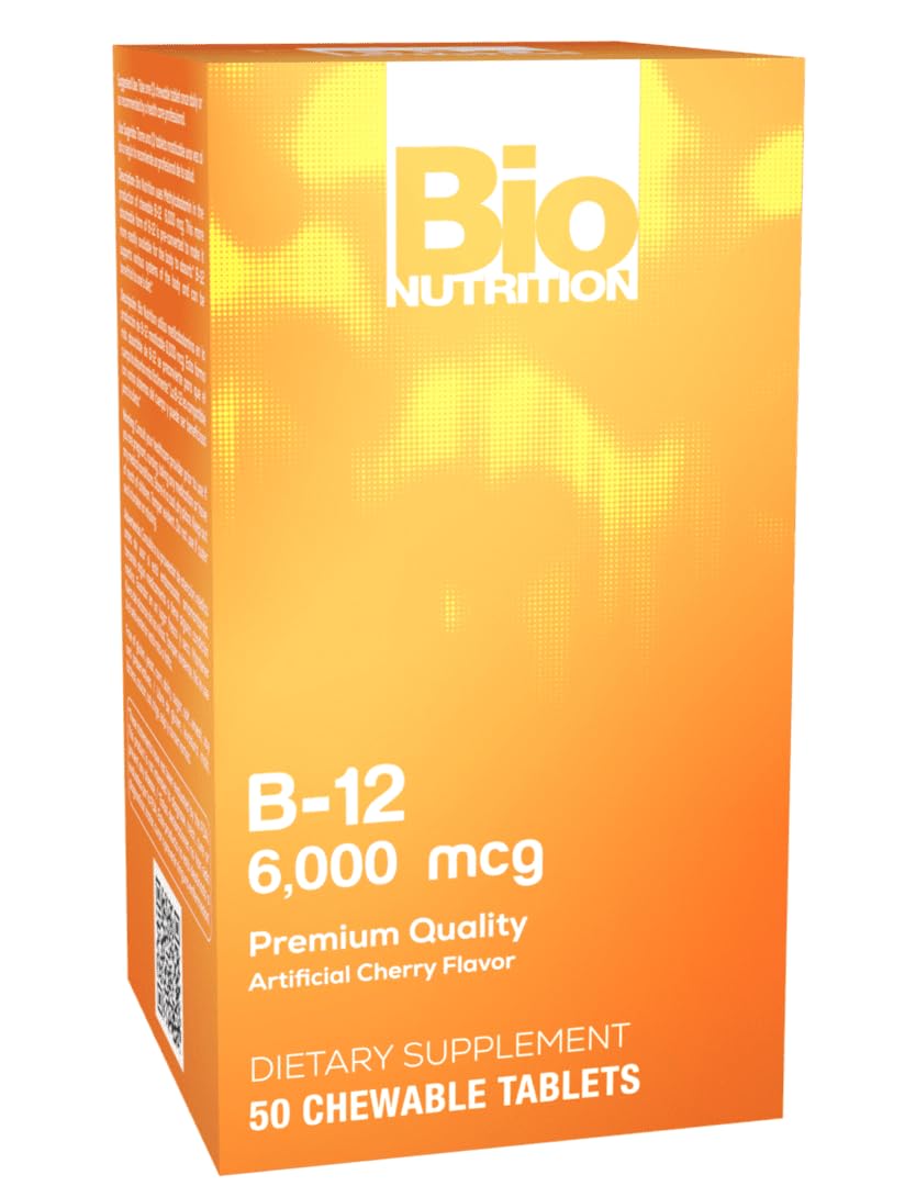 Bio Nutrition B-12 Sublingual Tablet Chewable, 50 Tablets