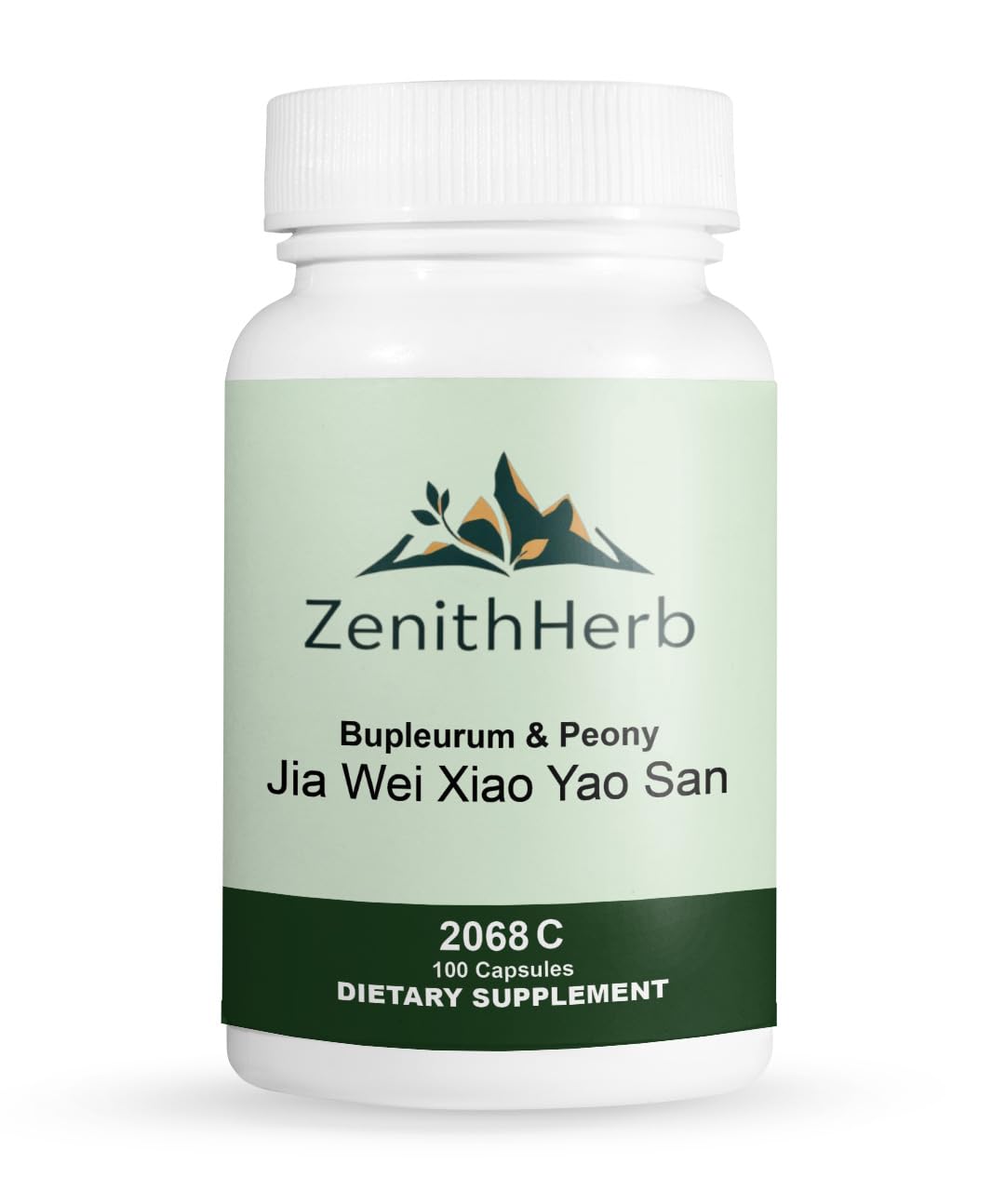 ZenithHerb Bupleurum & Peony/Jia Wei Xiao Yao San Herbal Supplement 100 Capsules