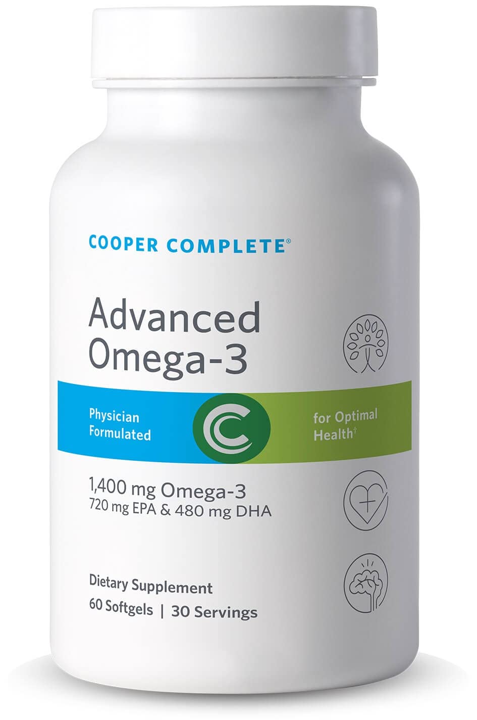 Cooper Complete Advanced Omega 3 Fish Oil Softgels 60 Count