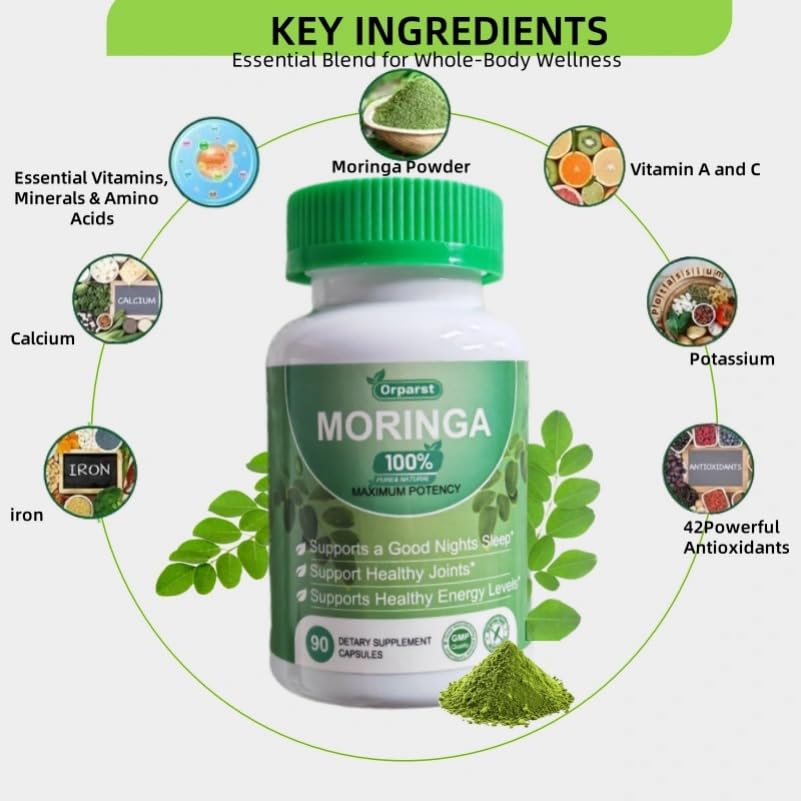 Orparst Moringa Capsules 90 Capsules