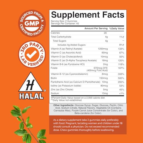 Natures Craft Multivitamin Gummies, 150 Count