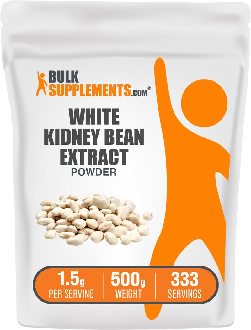 BulkSupplements White Kidney Bean Extract Powder 17.64 oz