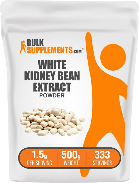BulkSupplements White Kidney Bean Extract Powder 17.64 oz