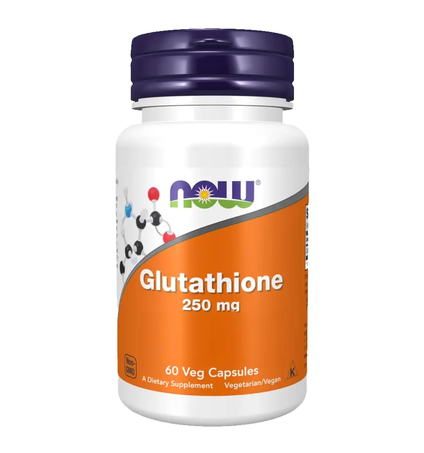 NOW Foods L-Glutathione 250mg Capsule, 60 Capsules