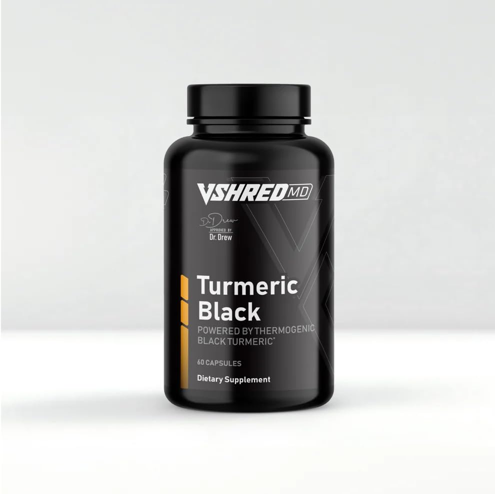 VShred MD Turmeric Black 60 Capsules