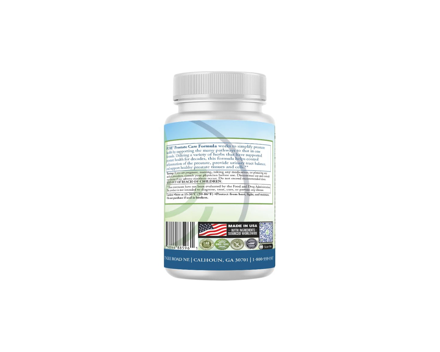 PURE Prostate Care Formula Capsules, 60 Count