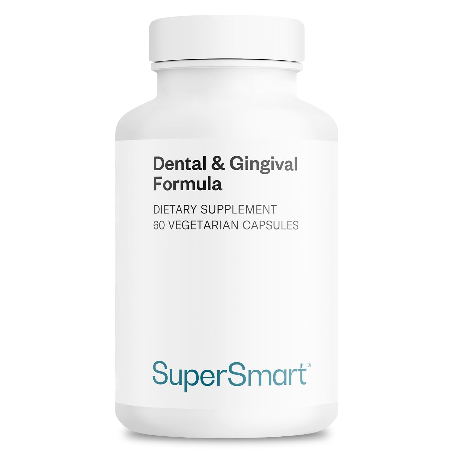Supersmart Dental & Gingival Formula (Patented) Oral Care Supplement with TEES-10, 60 Vegetarian Capsules