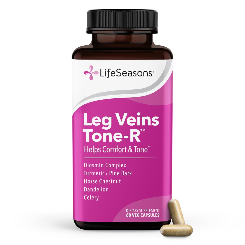 LifeSeasons Leg Veins Tone-R Capsules, 60 Capsules