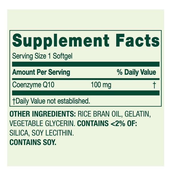 H4U CoQ10 Heart Health Dietary Supplement Softgels, 100 mg, 120 Count