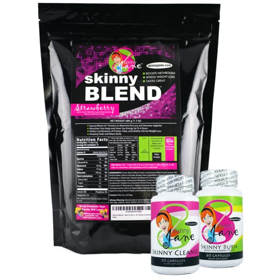 Skinny Jane Best Weight Loss Kit Powder, Capsules 32 Count