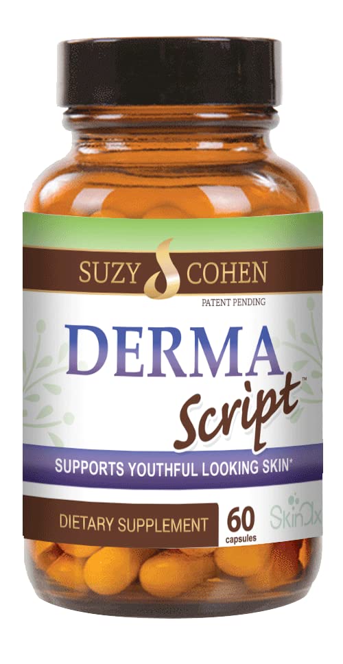 Script Essentials Derma Script Probiotic Supplement with Biotin for Clear Complexion Capsule 1 Count