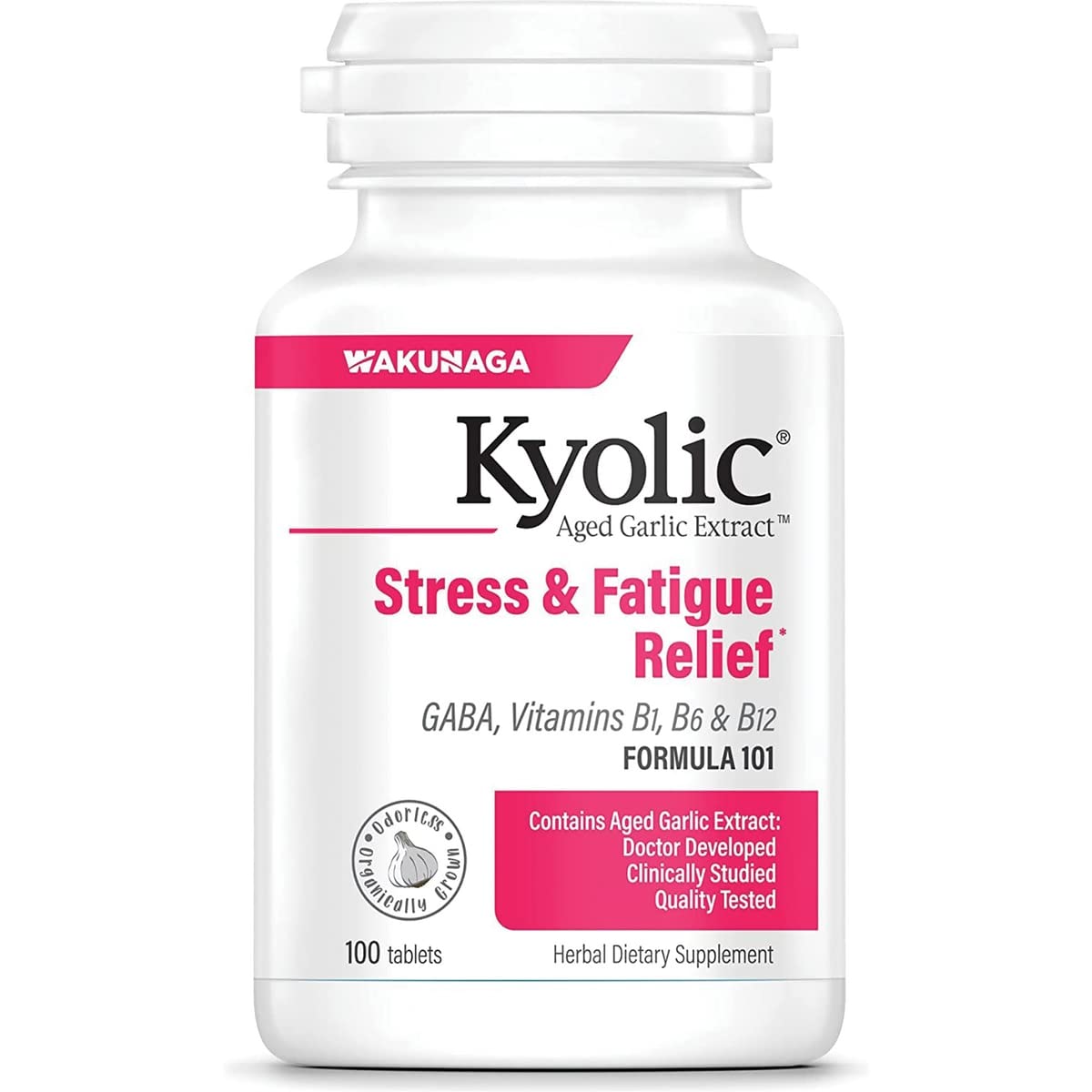 Kyolic Garlic Formula 101 Energy Formula With Brewers Yeast 100 Tablets