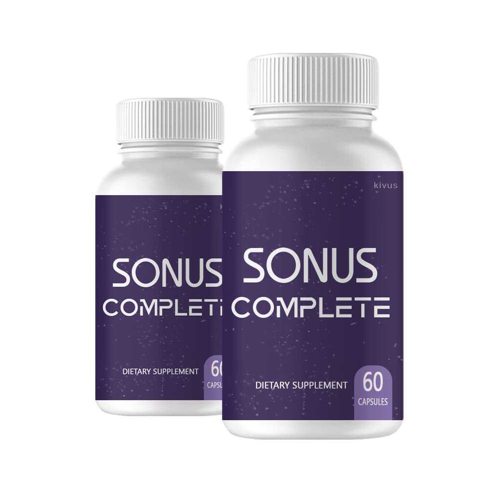 Kivus Sonus Complete Tinnitus Support Supplement Capsules, 120 Capsules