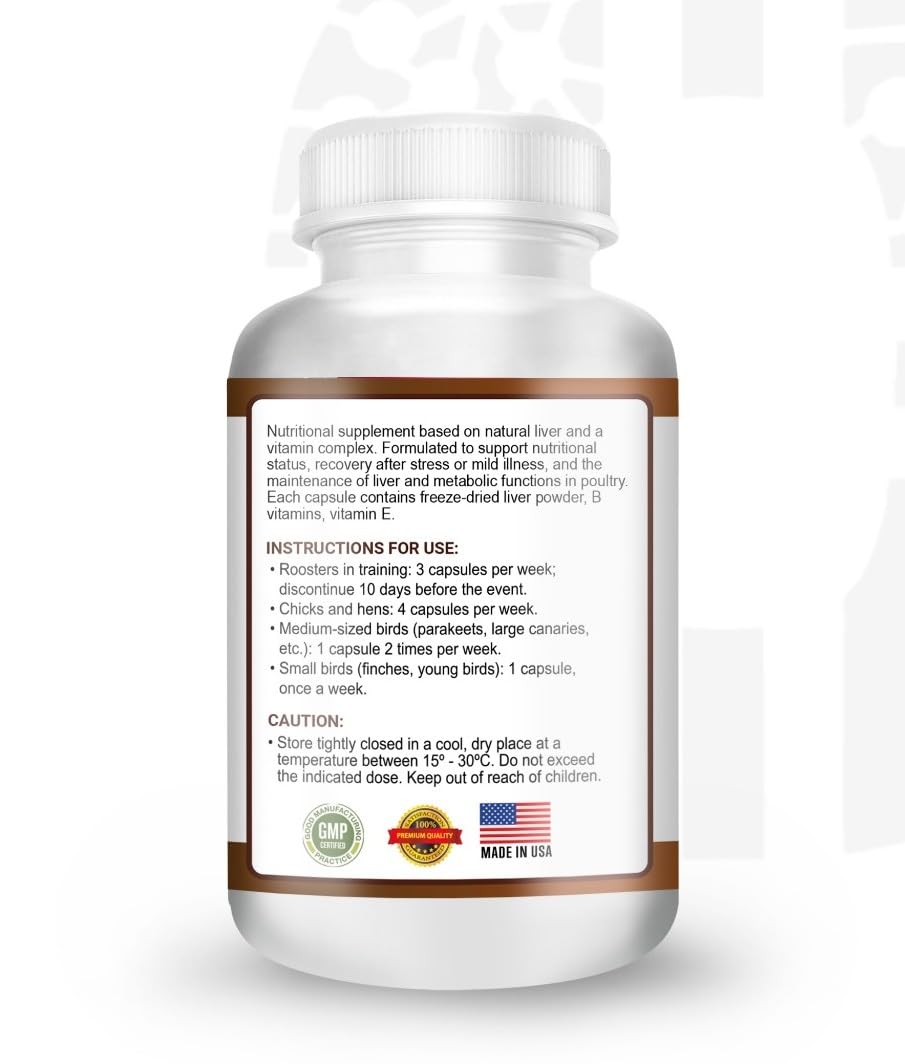VITOFARMA Vitamin Fortified Liver Extract Capsules 100 Capsules
