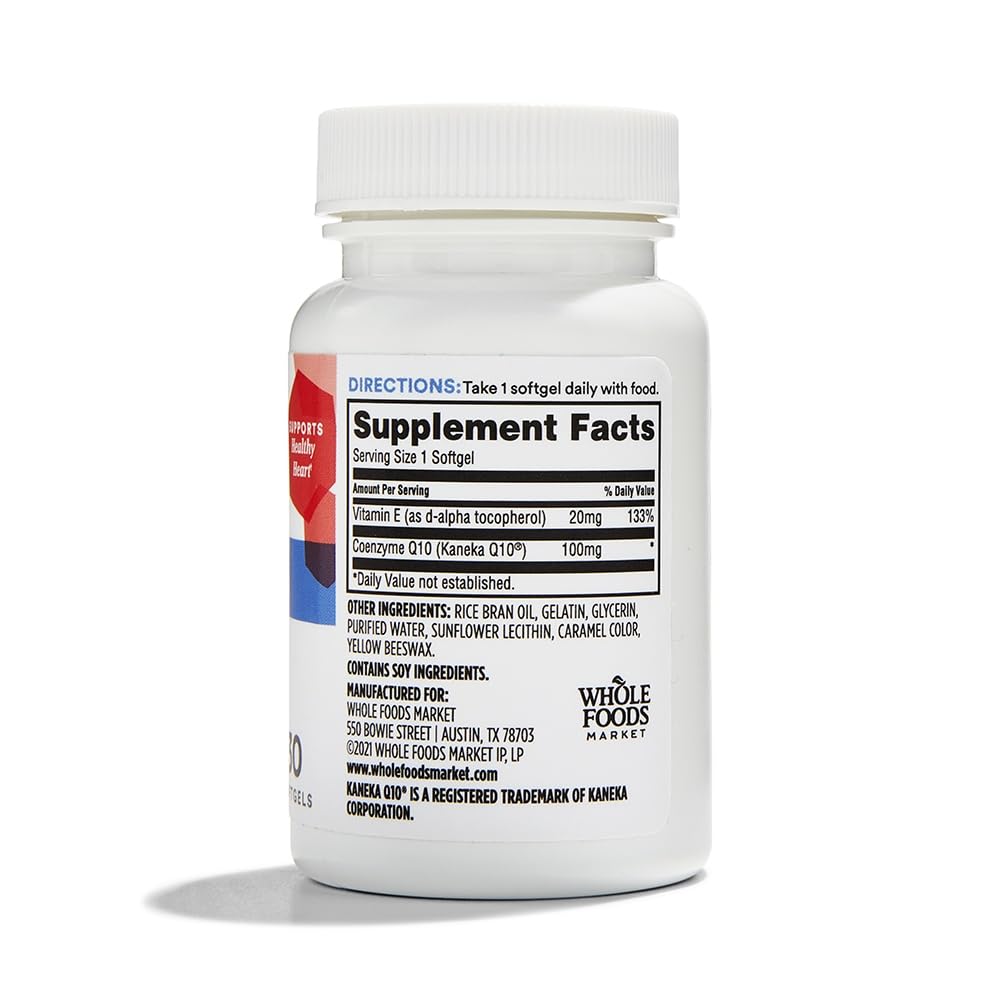 365 by Whole Foods Market CoQ10 100mg Tablet, 60 Tablets