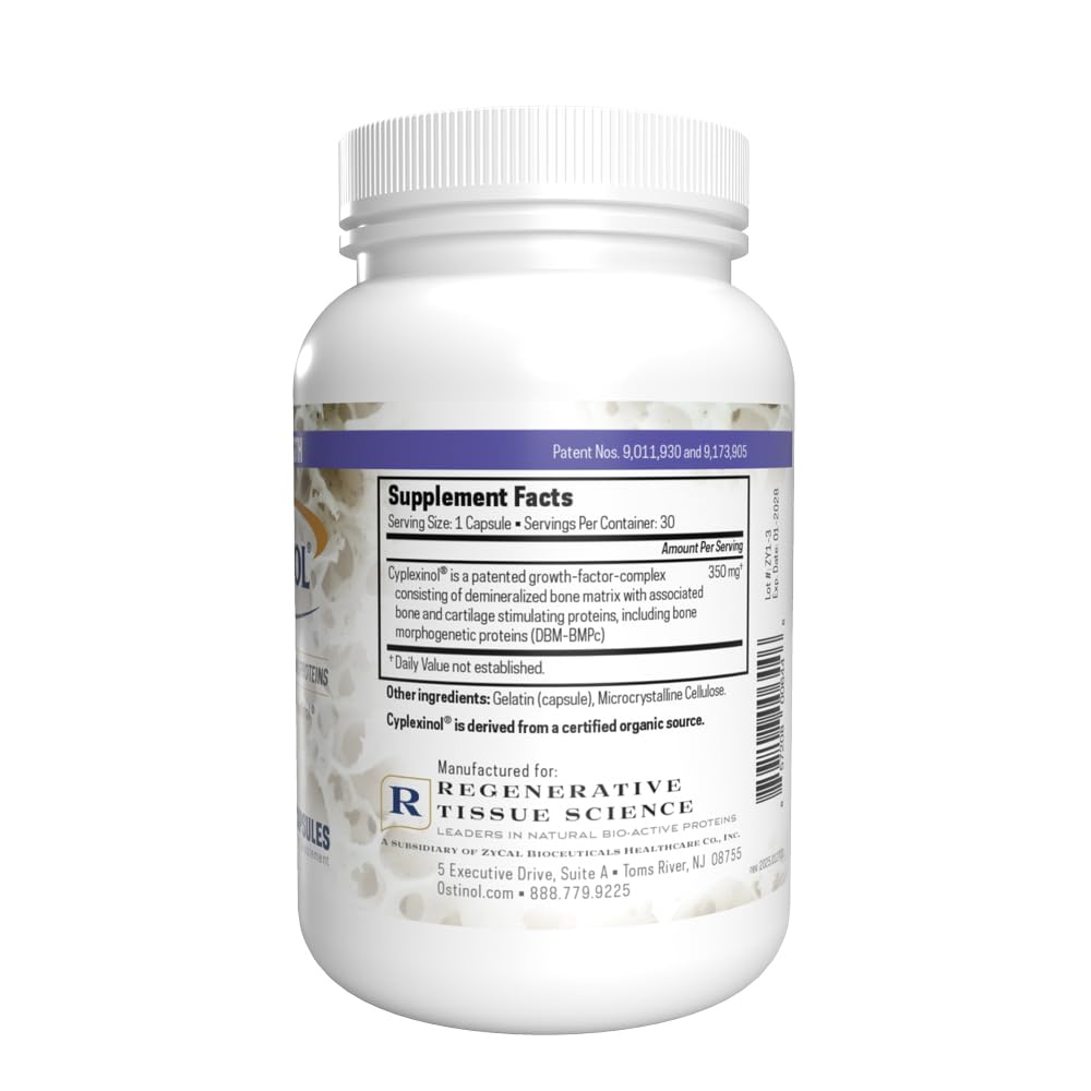 ZYCAL Ostinol Standard 350mg - Bone & Joint Supplement, Capsules, 30 Count